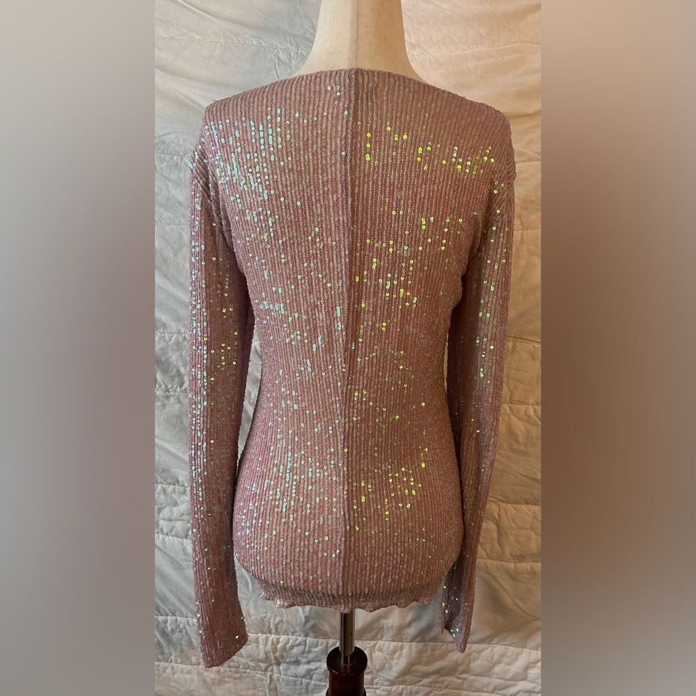 Intimately Free People Gold Rush Long Sleeve - Champagne Float  XS EUC - Picture 9 of 11